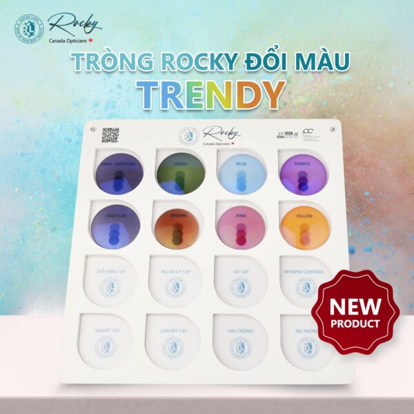 Rocky Trendy 1.56 – Đổi Màu, Lọc Ánh Sáng Xanh